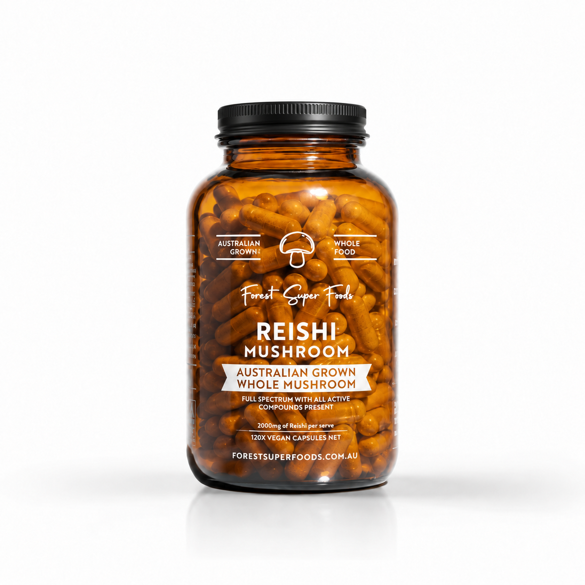 Australian Grown Reishi Mushroom Capsules
